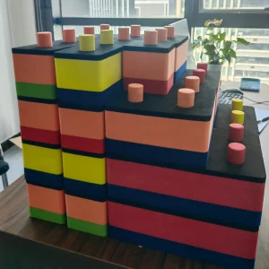 Rainbow Building Blocks