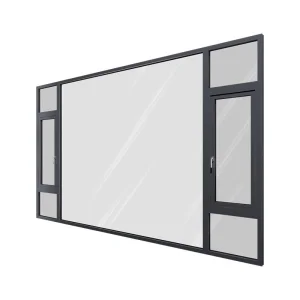 Modern Double Tempered Glass Sliding Windows