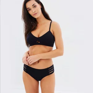 Fashion Girls Swimsuit Custom Bikinis Set Beach Wear Bathing Suit Manufacturer for Women Wholesale New Contrast Color Steel Bracket Two Piece Swimwear