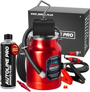 AutoLine Pro EVAP High Volume Smoke Machine Leak Tester with Built-in Air Pump OLIVER Fitment Red/Black Automotive All Vehicles