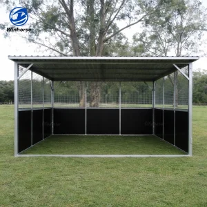 Outdoor Horse Shelter Modular Prefab Steel Stable