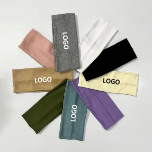 Wholesale Custom Logo Elastic Thin Headband