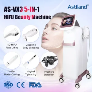 Vertical Vmax Face Lifting Vaginal Tightening Lipo Slimming 5D Hifu Machine