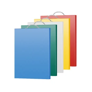 Large Green White Plastic Cutting Board