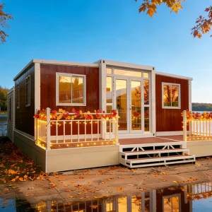 Foldable Biplane Extended Office Container Rooms