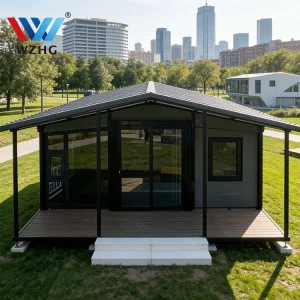 Highly Prefabricated 20ft Expandable Steel Modular Container Home Ready-to-Use Office for Hotels Competitive Prefabricated House