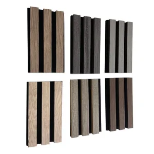 Polyester Fiber Wooden Wall Panel Acoustic Material for Decoration