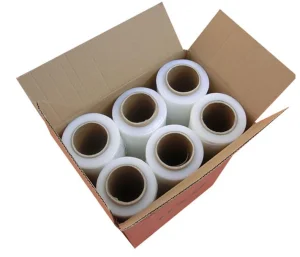 Hot Sales LLDPE Packaging Stretch Wrap Film Shrink Wrap Pe Stretched Film 18"x1500ft