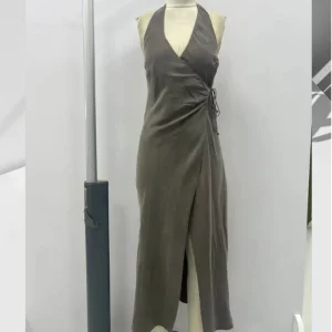 Wedding Guest Evening Gown Women's Spring Summer Loose Fit Minimalist Formal Dress