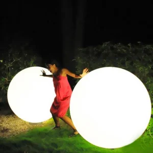 DC 5V Charge Color Change Garden Sphere RGB IP65 Waterproof Pool Floating LED Ball Light