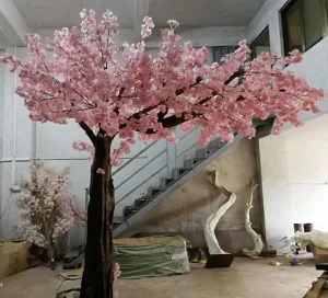 Wedding Centerpiece Indoor Big Artificial Pink Cherry Blossom for Decoration