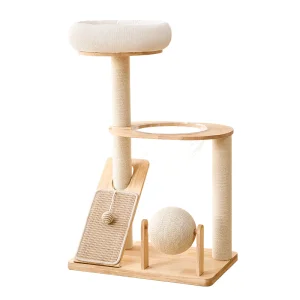 Solid Wood Cat Tree