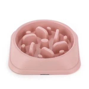 Dog Slow Feeder Bowl Anti-Slip Educational Pet Slow Food