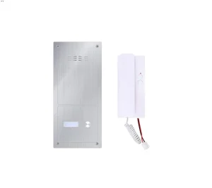 Easy Install 2wire Audio Doorphone Set Outdoor Station for Apartment