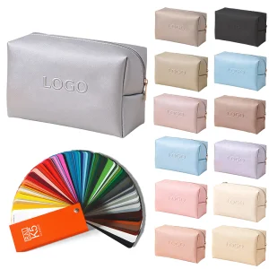PU Leather Makeup Handbag