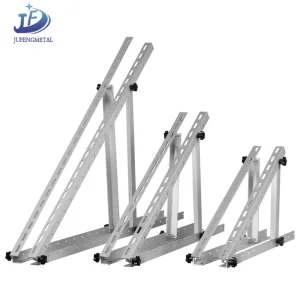 Wholesale Adjustable Tilt Front/Rear Leg Solar Panel Mounting Pole Mounted Bracket