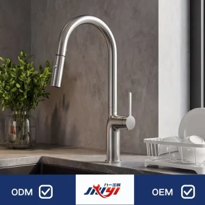 Classic Style Bridge Stainless Steel Kitchen Faucet for Country-Chic Home Kitchens