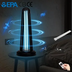 Lâmpada UV Esterilizador de Luz UV Máquina de Desinfecção UV 38W para Sala de Aula EPA