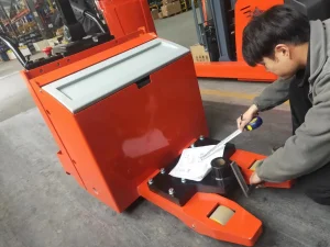 Automated Packaging Paper Box Machine Reach Forklift