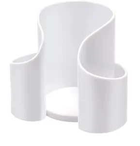 Dispensador de organizador de maquillaje con soporte recargable para palillos de hilo y bolas de algodón Ez30762