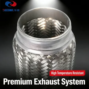 Auto Exhaust System Flexible Exhaust Pipe Braided Stainless Steel Pipe