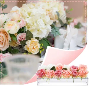 Customizable Acrylic Display Vase for Unique Creative Showcases