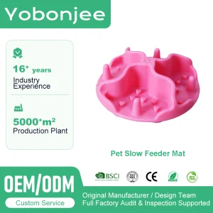 Custom Silicone Pet Slow Feeder Mat