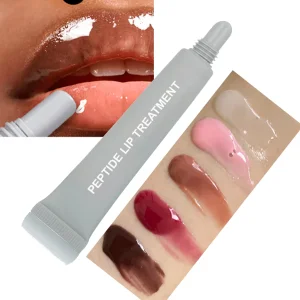 Popular Gray Packaging Lip Lightening Remove Wrinkles Peptide Lip Treatment Private Label