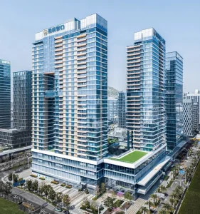 High-Rise Modern Design Prefabricated Steel Structure Building For Apartments Hotels Halls Hospitals Shop For Malls