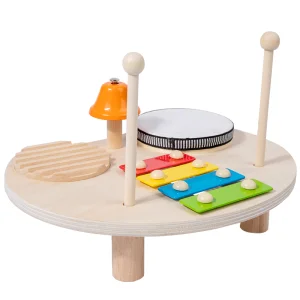Kids Wooden Drum Kit