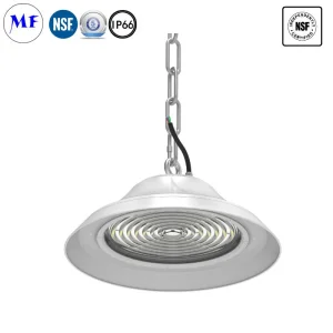OEM ODM Corrosion Resistance 50W 100W 200W 150lm/W IP66 Waterproof NSF Foodie Highbay Light LED NSF High Bay Food Light for Food Processing Industry