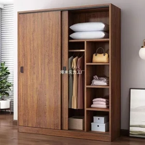Home Bedroom Simple Assembly Sliding Door Wardrobe