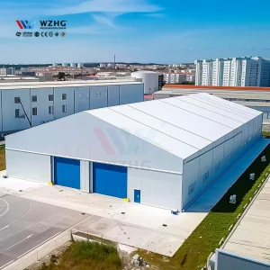 Steel Warehouse Building With Roll Up Doors For Quick Access