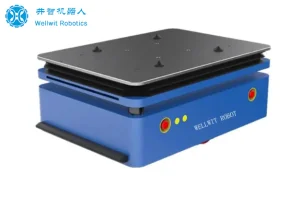 Hot Sale Wellwit Warehouse 500kg Material Handling Equipment Agv Transfer Cart Robot