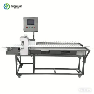 800PCS/H Output for Restaurant &amp; Food Factory Low-Noise Pneumatic Skewer Machine