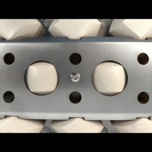 OEM ODM Customised Size Available Outdoor Kitchen Barbecue BBQ Gas Grill Accessory Anti-Rust Stainless Steel 304 Flame Tamers with Ceramic Briquettes Bricks