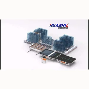 Intelligent Automatic CNC Glass Original Sheet Storage Racks System with Glass Cutting Line