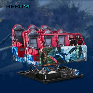 Herovr New Technology Electric 6 Seats Vr Chair Game Machine Equipment Virtual Reality 5D Cinema Theater Simulator Price
