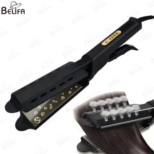 Hair Straightener Four-gear Temperature Adjustment Tourmaline Ionic Flat Iron Curling Iron Hair Curler for Women Hair