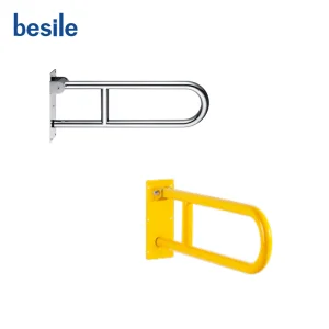 Stainless Steel Angled Toilet Safety Support Bathroom Grab Bar