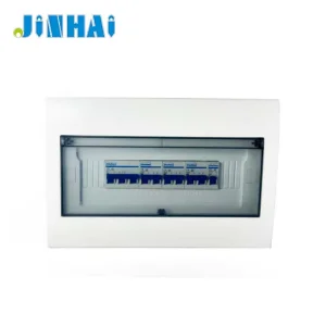 Circuit Breaker Box 14 Way DIN Rail Plastic Electrical Distribution Board Indoor Custom Distribution Box For Household