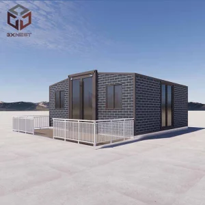 EPS/PU/Rock Wool Sandwich Panel 20FT Container Houses Modern Design Expandable for Office Building Apartment Temporary Permanent