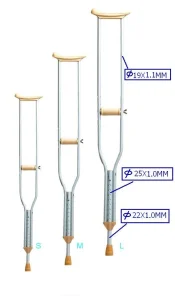 Comfortable Axillary Crutches