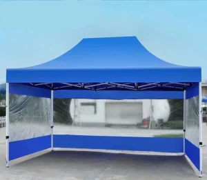 Folding Tent with Sidewalls
