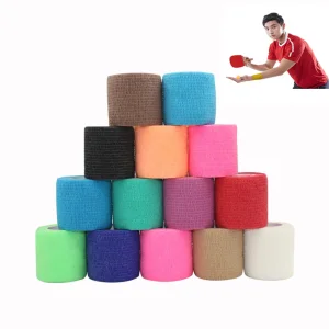 Colorful Non-Woven Wrap Animal Self Adhesive Pet Cotton Cohesive Elastic Bandage