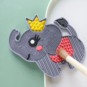 Herramienta de limpieza de maquillaje con forma de elefante