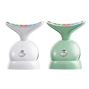Best Seller Hand Held Home Use Led Face Neck Lifting Massager Wrinkle Remover Light Therapy Multi Functional Beauty Device
