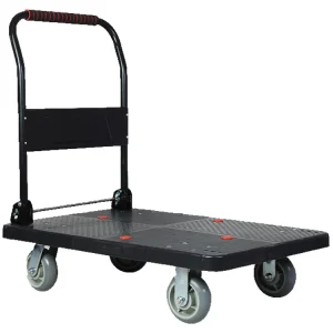 Guichang Silent Heightening Flatbed Trailer Folding Trolley Cargo Cart Cargo Carrier Household Small Truck Trolley
