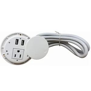 Bayu Best Selling Herschel Wholesale Laptop Recessed Mounted Us Single Power Unit with Dual Way USB Charging