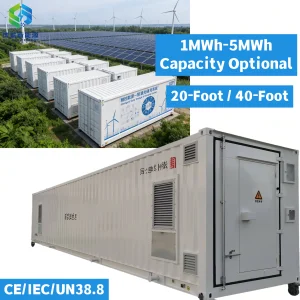 All in One 5mwh 1mw Battery Storage Container